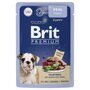 Brit Premium Пауч для щенков всех пород Телятина в...
